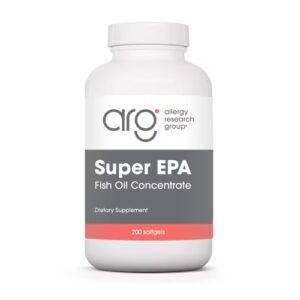 Concentrado de óleo de peixe Super EPA do Allergy Research Group - 200 cápsulas gelatinosas