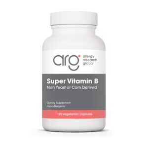 Allergy Research Group Super Complexo de Vitamina B - 120 Cápsulas Vegetarianas