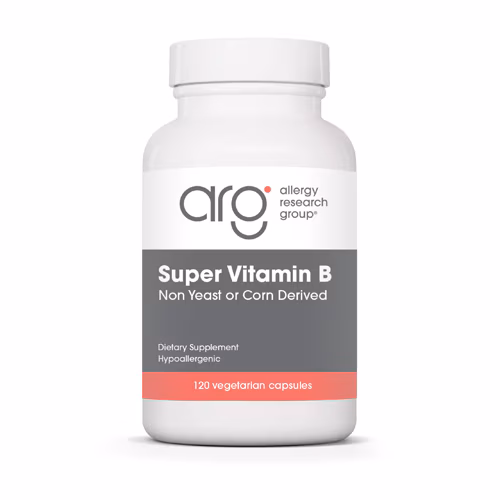 Allergy Research Group Super Complexo de Vitamina B - 120 Cápsulas Vegetarianas