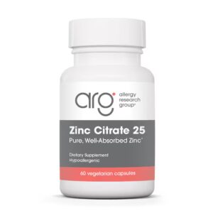 Grupo de Pesquisa em Alergia Citrato de Zinco -- 25 mg - 60 Cápsulas