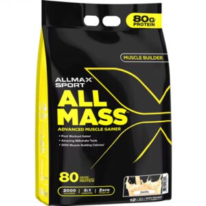 ALLMAX Nutrition AllMass Sport Weight Gainer Baunilha -- 12 lb