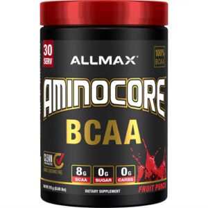 ALLMAX Nutrition Aminocore BCAA Fruit Punch - 0,69 lb