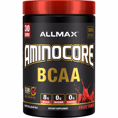 ALLMAX Nutrition Aminocore BCAA Fruit Punch - 0,69 lb