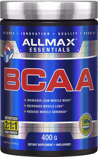 ALLMAX Nutrition BCAA sem sabor -- 14,1 oz
