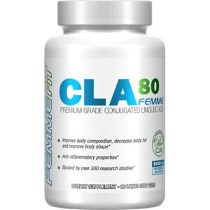 ALLMAX Nutrition CLA80 Feminino -- 1000 mg - 60 Cápsulas Gelatinosas Líquidas