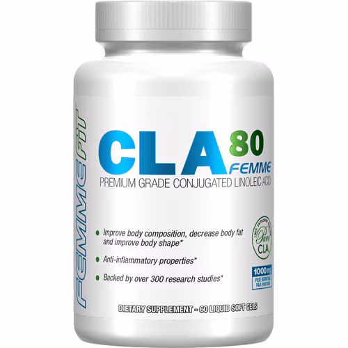 ALLMAX Nutrition CLA80 Feminino -- 1000 mg - 60 Cápsulas Gelatinosas Líquidas