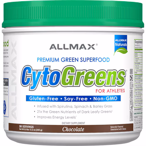 ALLMAX Nutrition CytoGreens para Atletas Chocolate -- 30 Porções