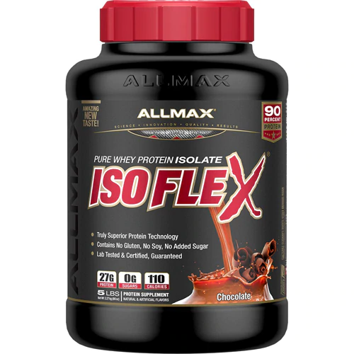 ALLMAX Nutrition IsoFlex Pure Whey Protein Isolada Chocolate -- 5 lbs