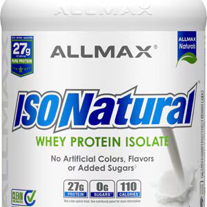 ALLMAX Nutrition IsoNatural Pure Whey Protein Isolate sem sabor - 2 lbs