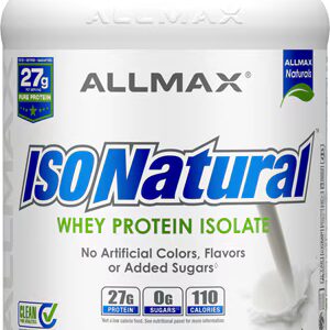 ALLMAX Nutrition IsoNatural Whey Protein Isolate Baunilha -- 2 lbs