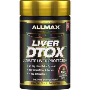 ALLMAX Nutrition Liver D-Tox Proteção Máxima para o Fígado - 42 Cápsulas