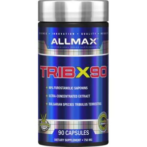 ALLMAX Nutrition TribX90 Tribulus Terrestris Puro -- 750 mg - 90 Cápsulas