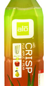 Polpa e suco de Aloe Vera Real Crisp ALO Maçã Fuji + Pera -- 16,9 fl oz