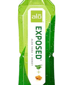 Bebida de suco de aloe vera ALO Exposed com aloe vera e mel - 16,9 fl oz