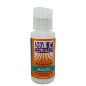 Aloe Life Body Heat Vanilla Rub Ultimate Aloe Sports Lotion - 1 oz