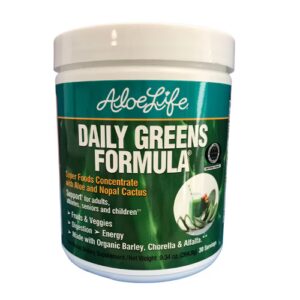 Fórmula Aloe Life Daily Greens - 9,34 oz