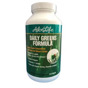 Fórmula Aloe Life Daily Greens - 210 comprimidos