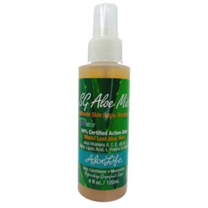 Spray de névoa de aloe vera Aloe Life SG - 4 fl oz