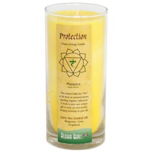 Proteção para vela Aloha Bay Chakra com bergamota e limão - 11 oz