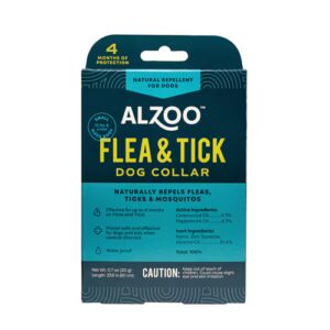 Coleira para cães pequenos Alzoo Flea & Tick Plant-Based - Pequena