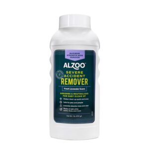 Removedor de Acidentes Graves para Alzoo e Desodorizante Absorvente com Aroma de Lavanda Fresca - 15,2 oz