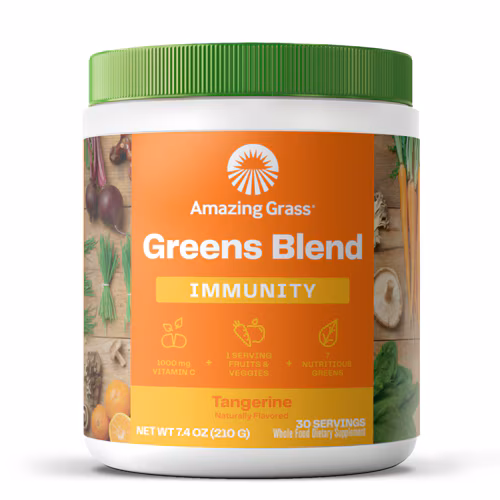 Amazing Grass Greens Blend Immunity Powder Tangerina - 30 porções