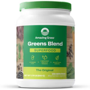 Amazing Grass Greens Blend Superfood Powder Original - 100 porções