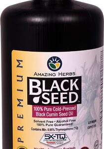 Óleo de semente preta premium Amazing Herbs - 32 fl oz