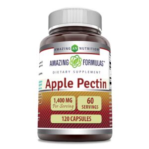 Amazing Nutrition Amazing Formulas Pectina de Maçã -- 1400 mg - 120 Cápsulas