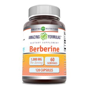 Berberina Amazing Nutrition Amazing Formulas -- 1000 mg - 120 cápsulas