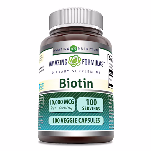 Amazing Nutrition Amazing Formulas Biotina -- 10000 mcg - 100 Cápsulas Vegetarianas