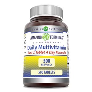Multivitamínico Diário Amazing Nutrition Amazing Formulas - 500 Comprimidos
