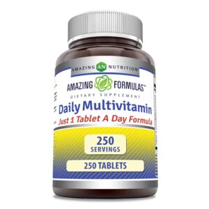 Multivitamínico Diário Amazing Nutrition Amazing Formulas - 250 Comprimidos