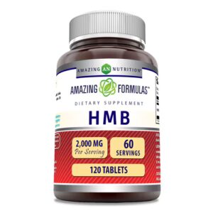 Amazing Nutrition Amazing Formulas HMB -- 2000 mg - 120 comprimidos