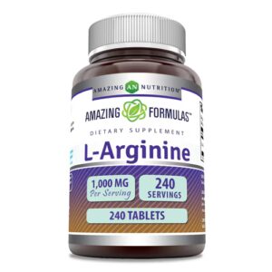 Amazing Nutrition Amazing Formulas L-Arginina -- 1000 mg - 240 comprimidos