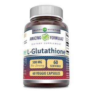 Amazing Nutrition Amazing Formulas L-Glutationa -- 500 mg - 60 Cápsulas Vegetarianas