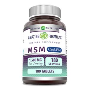 Amazing Nutrition Amazing Formulas OptiMSM -- 1500 mg - 180 comprimidos