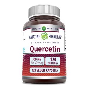 Amazing Nutrition Amazing Formulas Quercetina -- 500 mg - 120 Cápsulas Vegetarianas