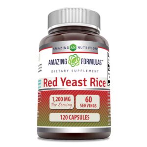 Amazing Nutrition Amazing Formulas Arroz Vermelho Fermentado -- 1200 mg - 120 Cápsulas