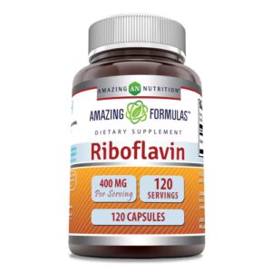Nutrição Incrível Fórmulas Incríveis Riboflavina -- 400 mg - 120 Cápsulas