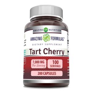 Amazing Nutrition Amazing Formulas Cereja Ácida -- 7000 mg - 200 Cápsulas