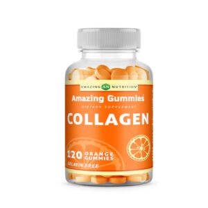 Gomas de Colágeno Amazing Nutrition Laranja - 120 Gomas