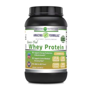 Amazing Nutrition Grass Fed Whey Protein Baunilha - 2 lbs