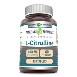 Amazing Nutrition L-Citrulina -- 2000 mg - 120 Comprimidos