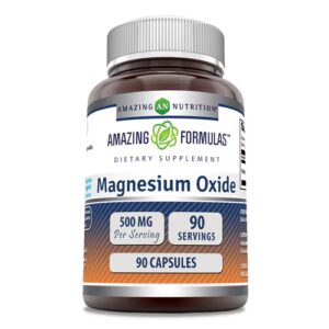 Amazing Nutrition Magnisum Oxide -- 500 mg - 90 cápsulas