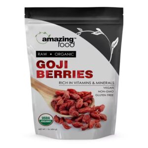 Goji Berries Orgânicos de Nutrição Incrível - 450g