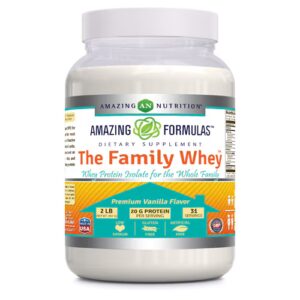 Amazing Nutrition The Family Whey Protein Isolate Baunilha - 2 lbs