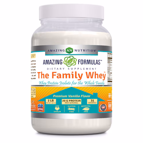 Amazing Nutrition The Family Whey Protein Isolate Baunilha - 2 lbs
