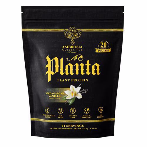 Ambrosia Planta Proteína Vegetal Baunilha de Madagascar - 14 Porções