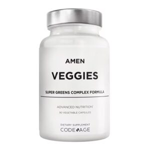 Fórmula AMEN Veggies Super Greens Complex - 90 cápsulas vegetais